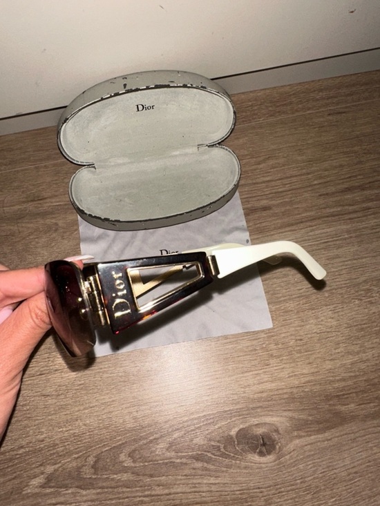 Dior Vintage Y2K  Gradient Burgundy to Brown Sunglasses main image 4